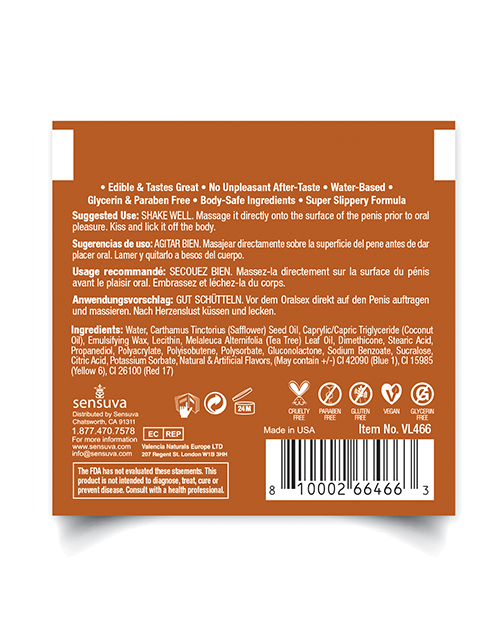 Thumbnail for Lic O Licious Oral Delight Cream - 6 ml Packet Salted Caramel