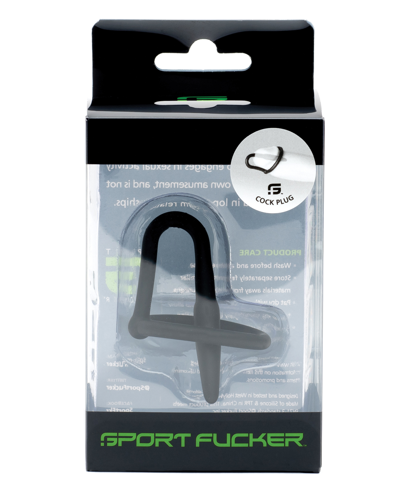 Thumbnail for Sport Fucker Cock Plug - Black