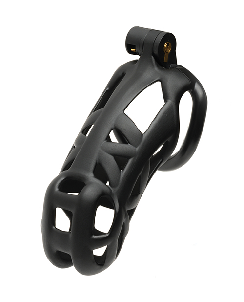 Thumbnail for Sport Fucker Cellmate Guardian Chastity Cage - Size 4 Black