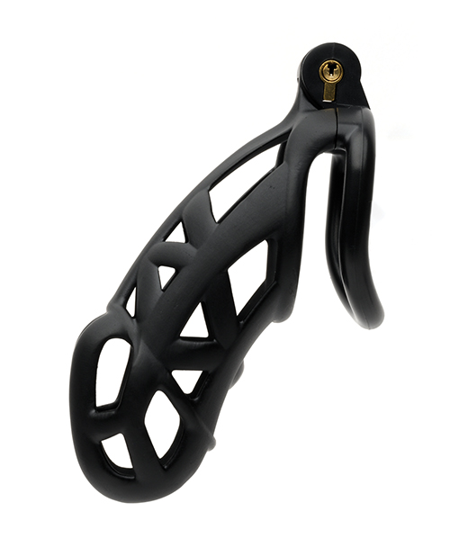 Thumbnail for Sport Fucker Cellmate Guardian Chastity Cage - Size 4 Black