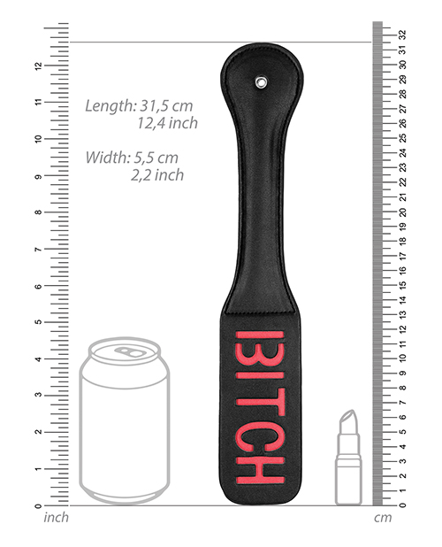 Thumbnail for Shots Ouch Bitch Paddle - Black