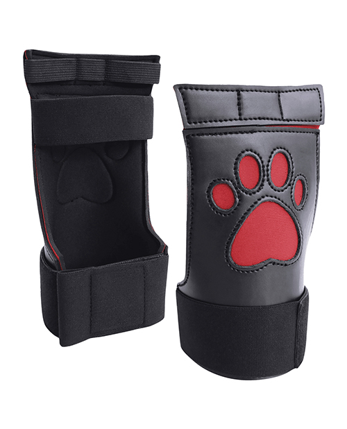 Thumbnail for Shots Ouch Puppy Play Paw Cut-Out Gloves - Red