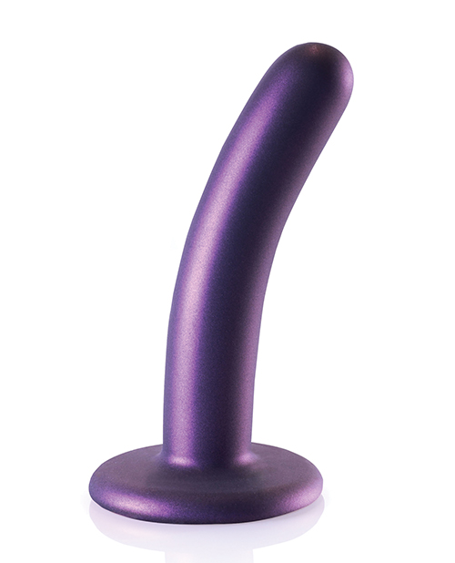 Thumbnail for Shots Ouch 5&quot; Smooth G-Spot Dildo - Metallic Purple