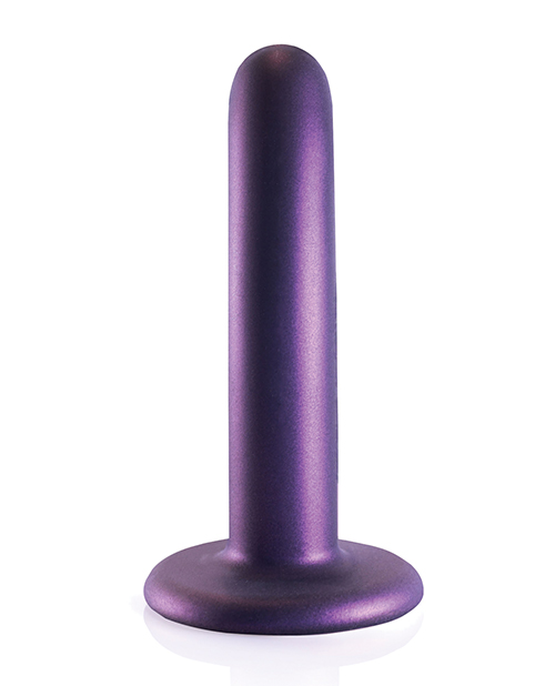 Thumbnail for Shots Ouch 5&quot; Smooth G-Spot Dildo - Metallic Purple