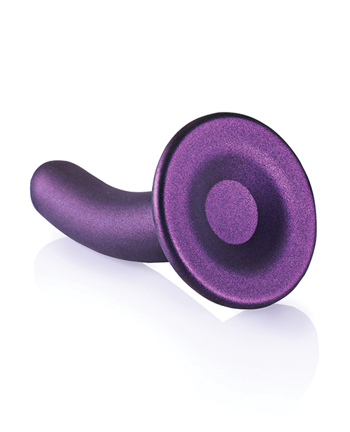 Thumbnail for Shots Ouch 5&quot; Smooth G-Spot Dildo - Metallic Purple