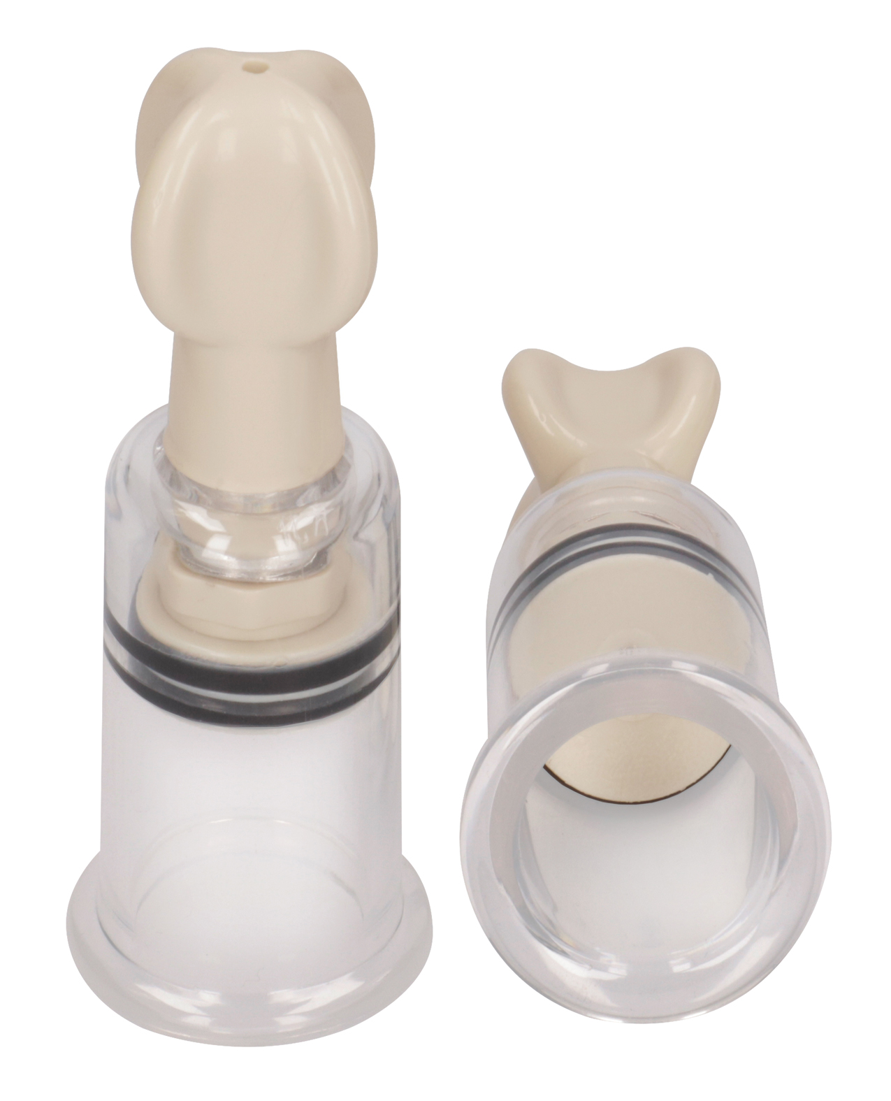 Thumbnail for Shots Pumped Nipple Suction Set - Small Clear