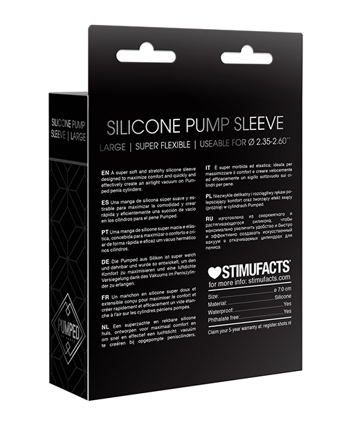 Thumbnail for Shots Pumped Sleeve Large - Black