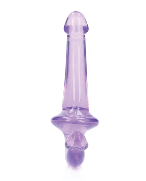 Thumbnail for Shots RealRock Crystal Clear 6&quot; Strapless Strap-On - Purple