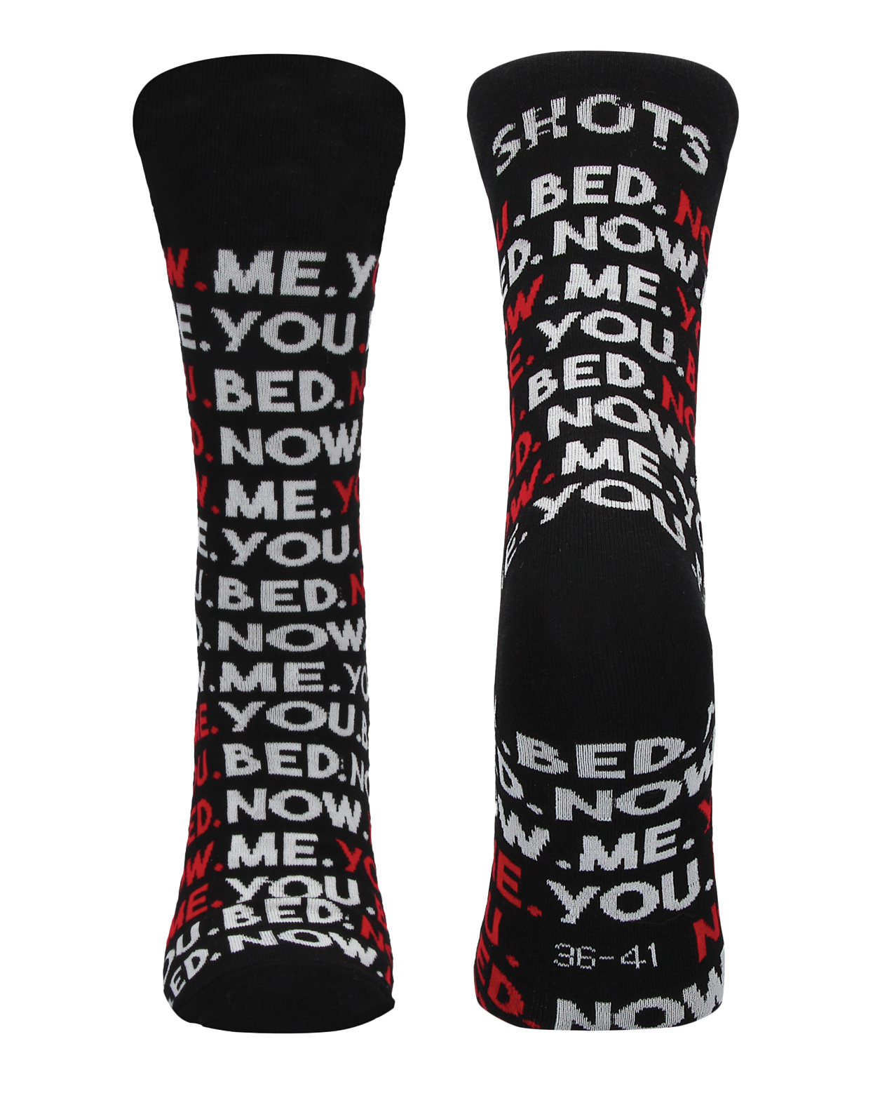 Thumbnail for Shots Sexy Socks You, Me, Bed, Now - Male