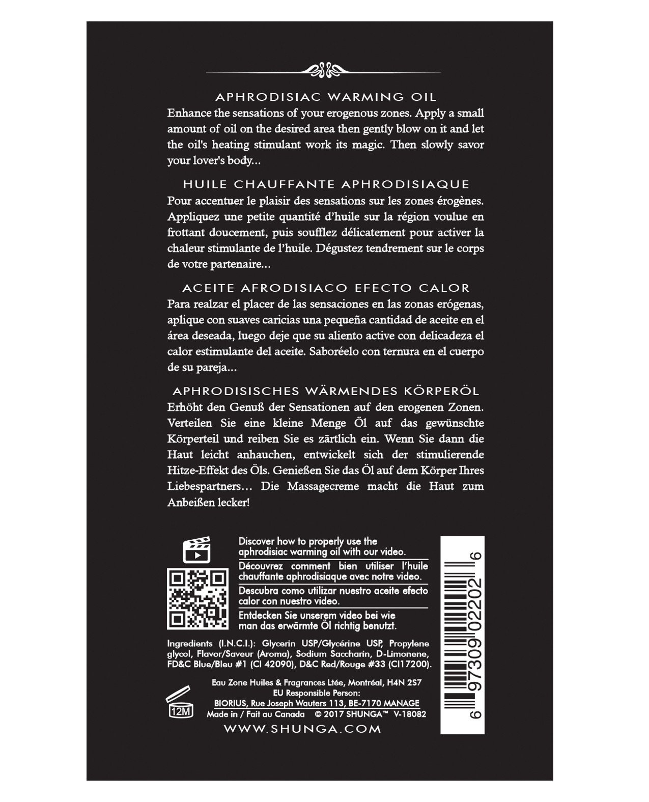 Thumbnail for Shunga Warming Oil - 3.5 oz Exotic Fruits