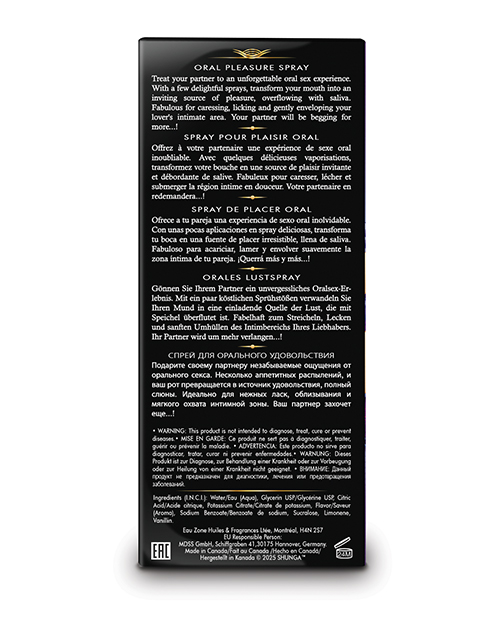 Thumbnail for Shunga Waves of Pleasure Oral Pleasure Spray - .66 oz Exotic Fruits