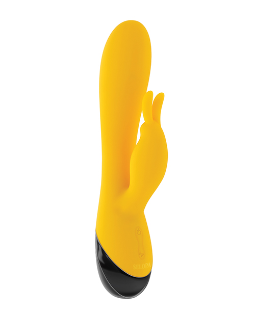 Thumbnail for Selopa Buzzz Bunny Rabbit Vibrator - Yellow/Black