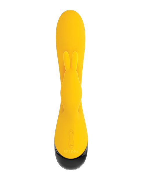 Thumbnail for Selopa Buzzz Bunny Rabbit Vibrator - Yellow/Black