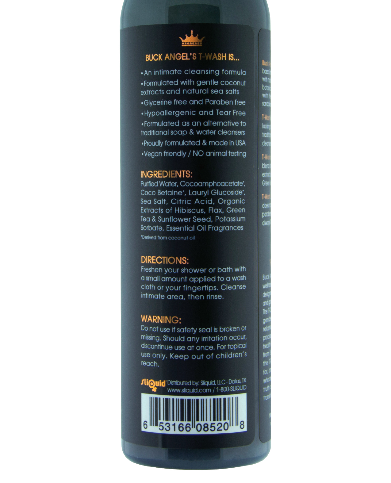 Thumbnail for Sliquid Buck Angel T Wash - 8.5 oz