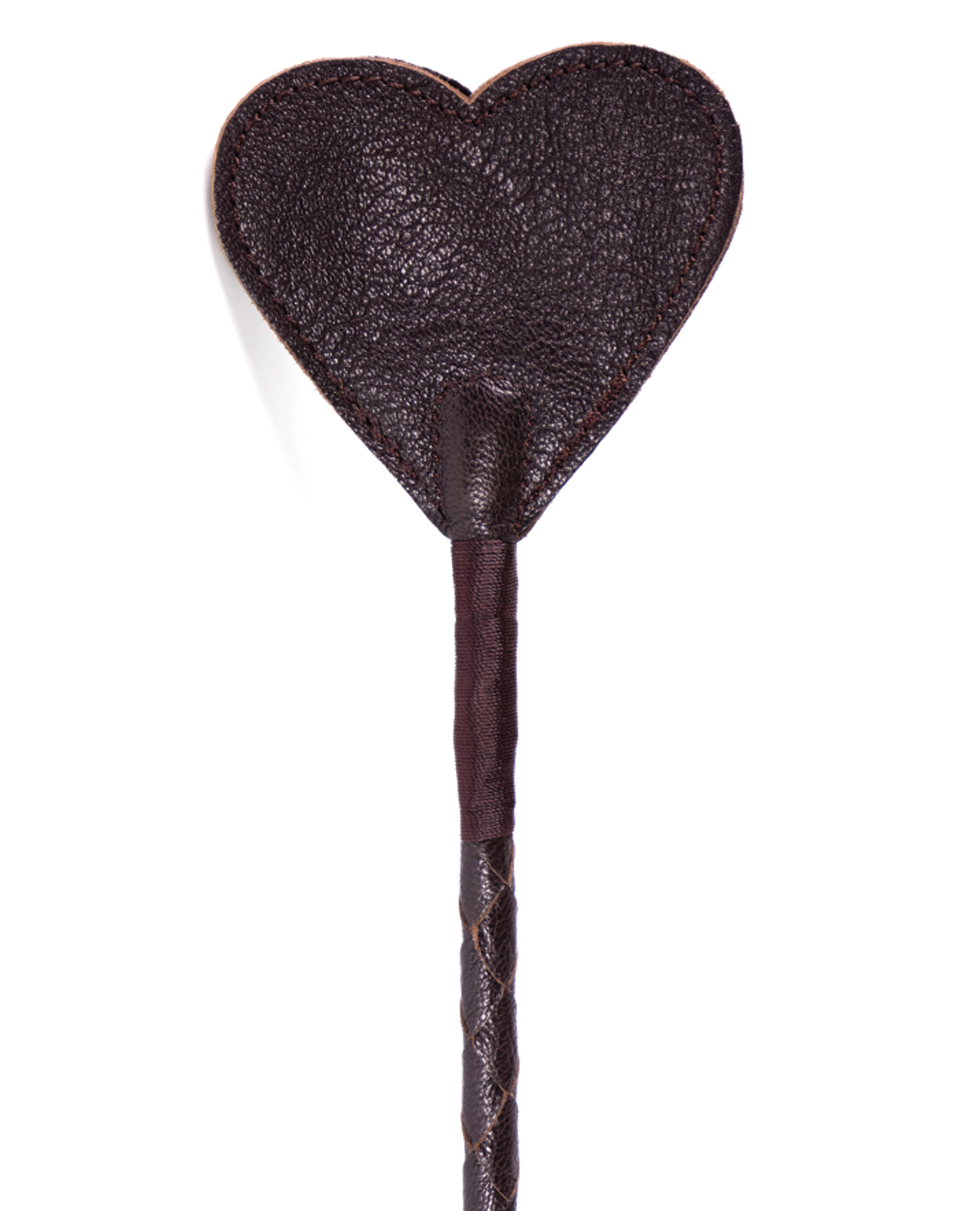 Thumbnail for Spartacus Heart Crop - Brown Leather