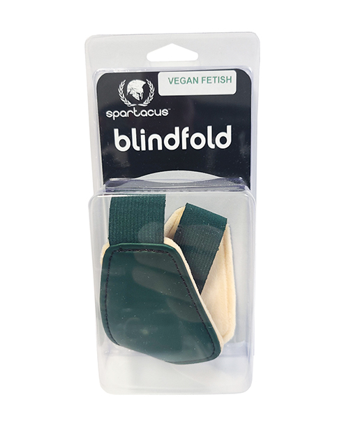 Thumbnail for Spartacus PU Blindfold w/Plush Lining - Green