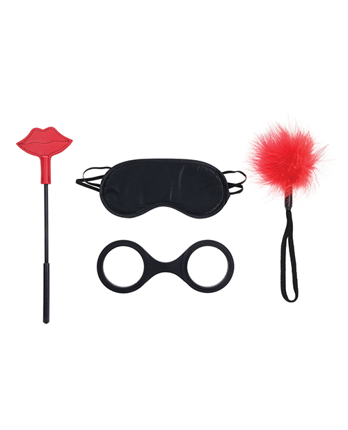 Thumbnail for Sex & Mischief Ex's & Oh's Kiss Kit - Red/Black