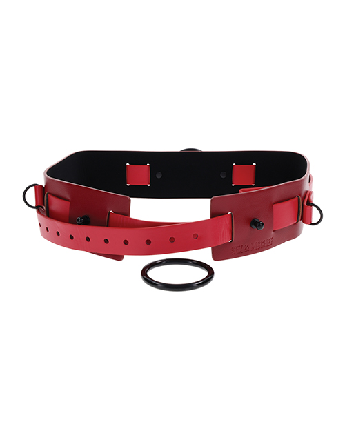 Thumbnail for Sex & Mischief Ex's & Oh's Bound & Belted - Red/Black