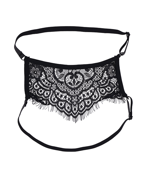 Thumbnail for Sex &amp; Mischief Veiled Vision Lace Blindfold