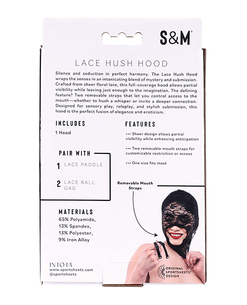 Thumbnail for Sex &amp; Mischief Lace Hush Hood