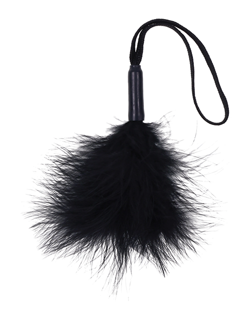 Thumbnail for Sex &amp; Mischief Peaches &apos;n CreaMe Wrist Feather Tickler - Black
