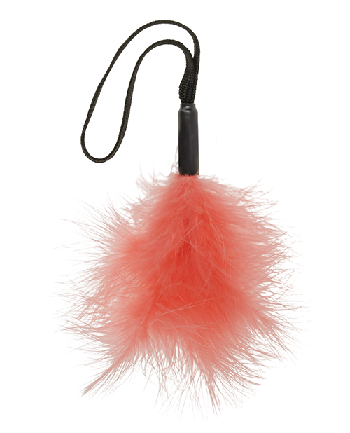 Thumbnail for Sex &amp; Mischief Peaches &apos;n CreaMe Wrist Feather Tickler - Peach