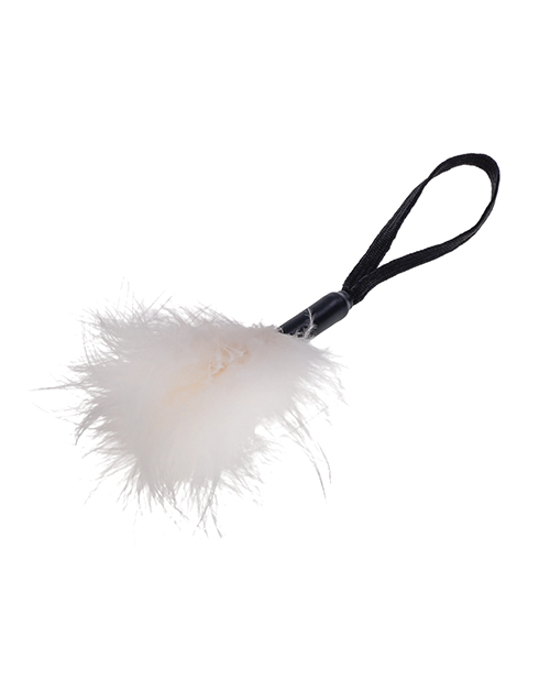 Thumbnail for Sex &amp; Mischief Peaches &apos;n CreaMe Wrist Feather Tickler - CreaMe