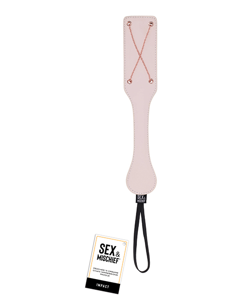 Sex &amp; Mischief Peaches &apos;n CreaMe Chain Impressions Paddle