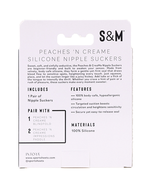 Thumbnail for Sex &amp; Mischief Peaches &apos;n CreaMe Silicone Nipple Suckers