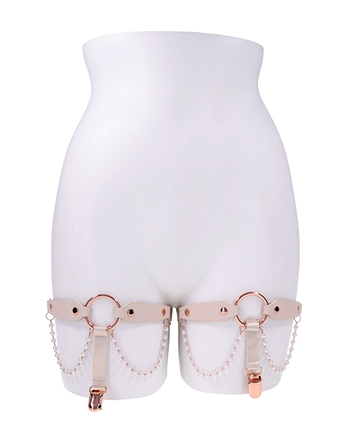 Thumbnail for Sex &amp; Mischief Peaches &apos;n CreaMe Pearl Garters