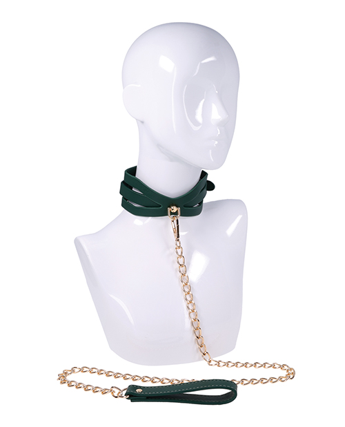 Thumbnail for Sex &amp; Mischief Indica Cutout Collar &amp; Leash