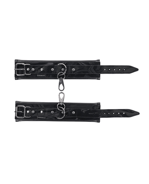 Thumbnail for Sportsheets Velvet Noir Handcuffs - Black