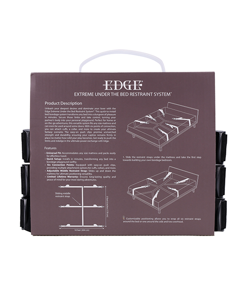Thumbnail for Edge Extreme Under the Bed Restraint System - Black