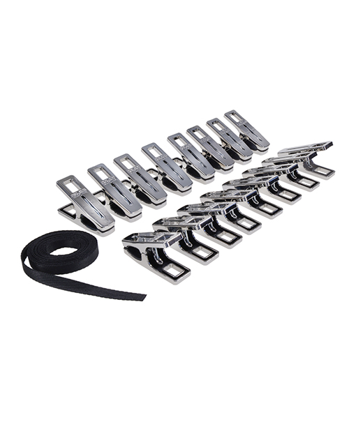 Thumbnail for Edge Body Zipper Clothes Pins - Silver