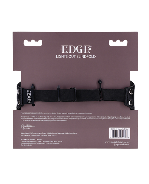 Thumbnail for Edge Lights Out Blindfold - Black