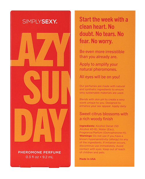 Thumbnail for Simply Sexy Pheromone Perfume - .3 oz Lazy Sunday