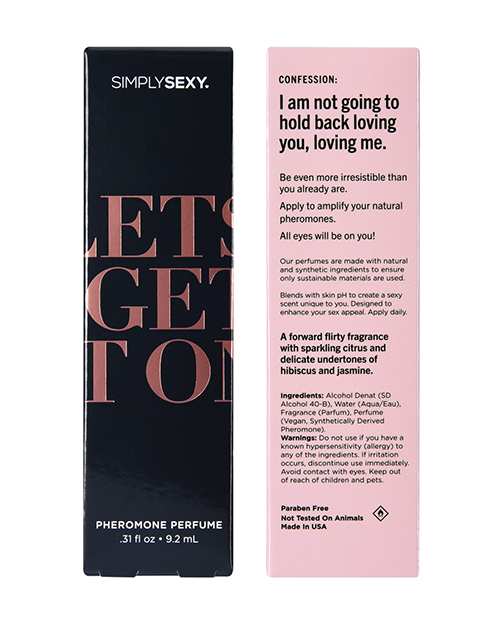 Thumbnail for Simply Sexy Pheromone Perfume - 0.31 oz Let&apos;s Get It On