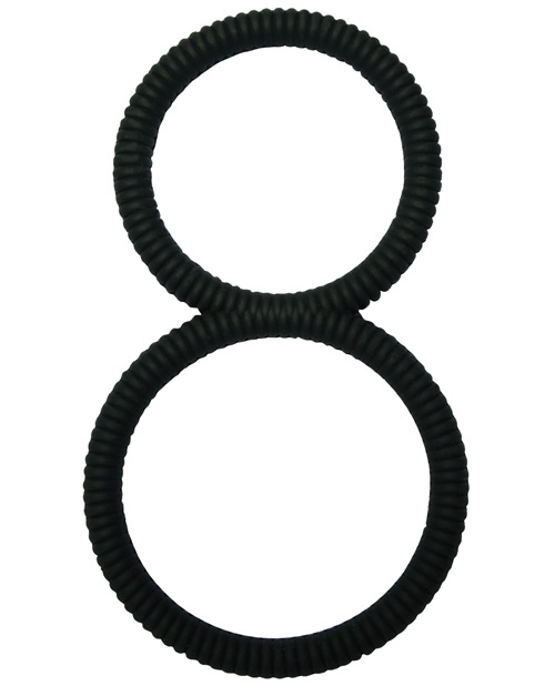 Thumbnail for MALESATION Figure 8 Cock Ring - Black