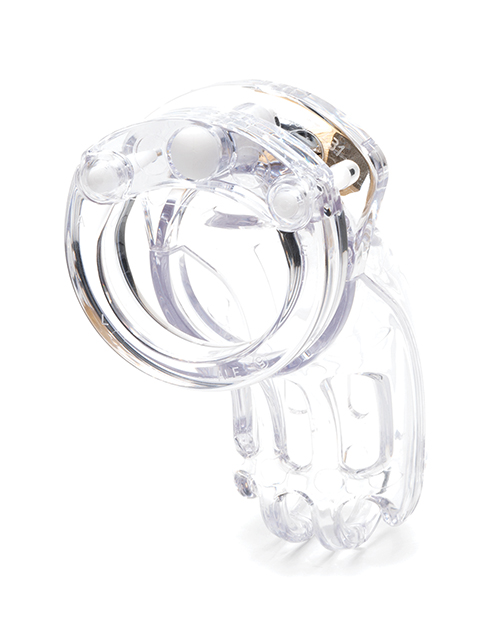 Thumbnail for The Curve 3 3/4&quot; Curved Cock Cage &amp; Lock Set - Clear