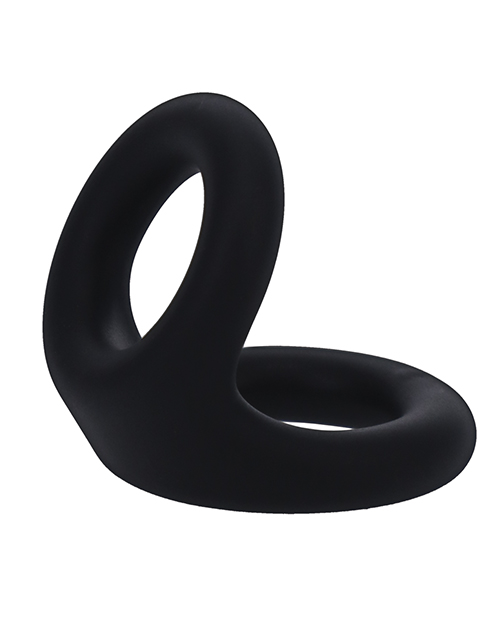 Thumbnail for Tantus Uplift Silicone C Ring - Onyx