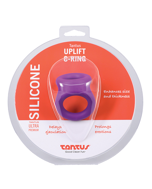 Thumbnail for Tantus Uplift Silicone C Ring - Lilac