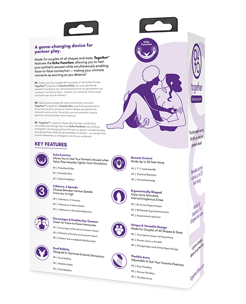 Thumbnail for Together Female Intimacy Vibe w/Remote - Purple