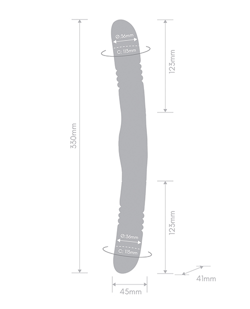 Thumbnail for Together Double Delight Double-Ended Vibrating &amp; Thrusting Vibrator - Purple