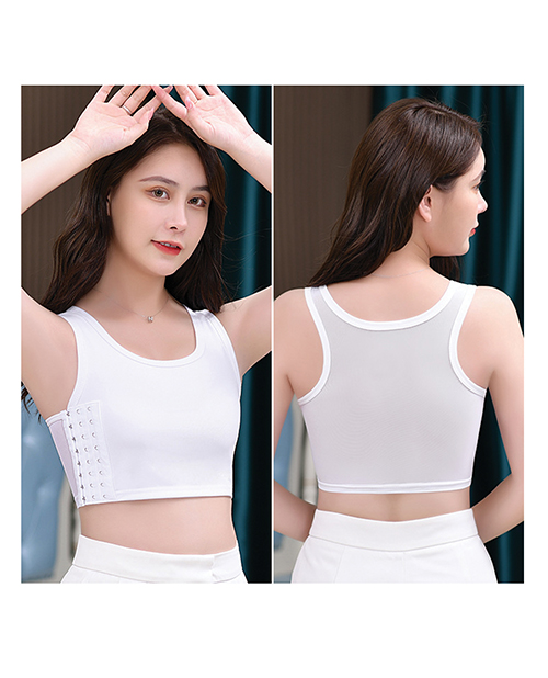 Thumbnail for Gender Fluid Chest Compression Binder - M White