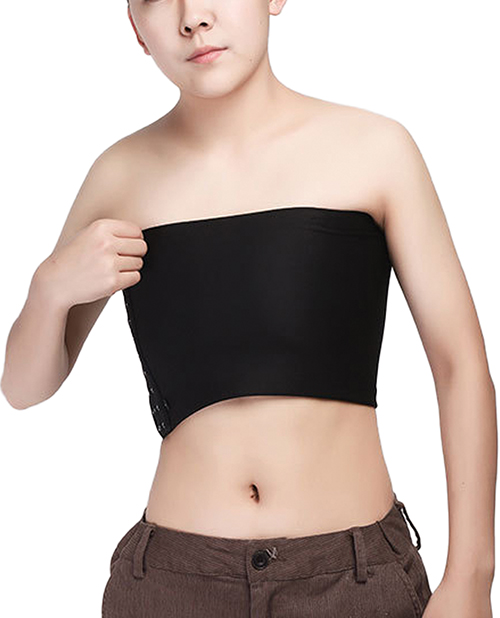 Thumbnail for Gender Fluid Strapless Chest Compression Binder - XL Black