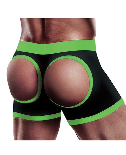 Thumbnail for Get Lucky Strap On Boxers - XS-S Black/Green