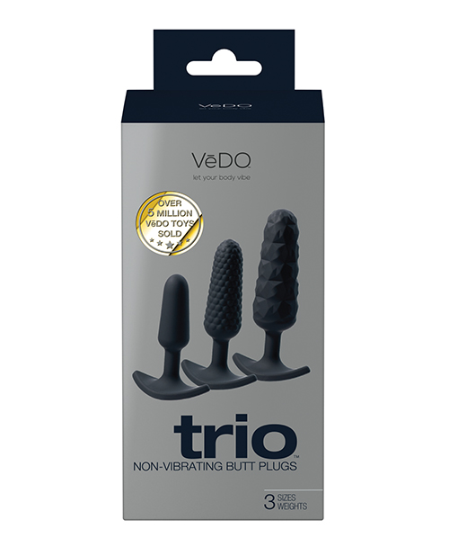 Thumbnail for VeDO Trio Anal Plug Set - Black