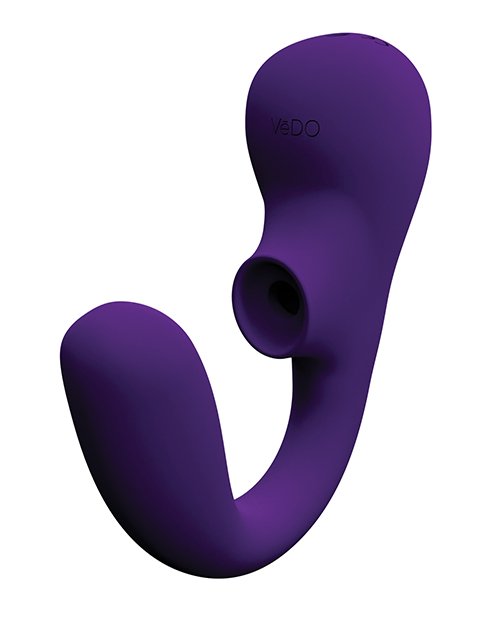 Thumbnail for VeDO Suki Plus Rechargeable Dual Sensation Toy - Deep Purple