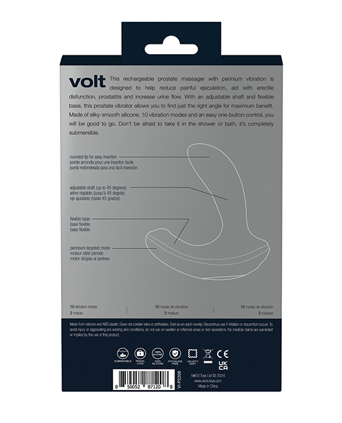 Thumbnail for VeDo Volt Rechargeable Prostate Vibe - Black