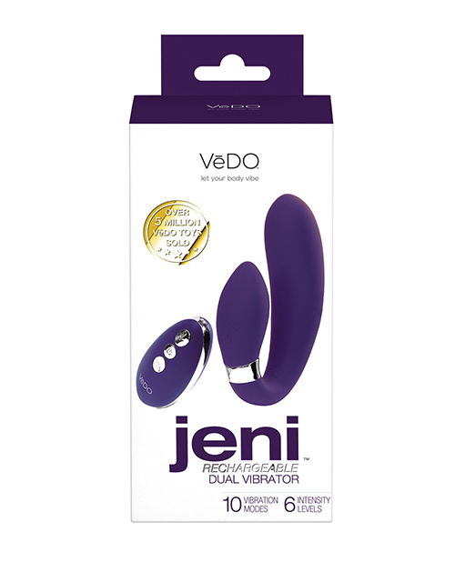 Thumbnail for VeDO Jeni Dual Motor Vibe w/Remote - Purple